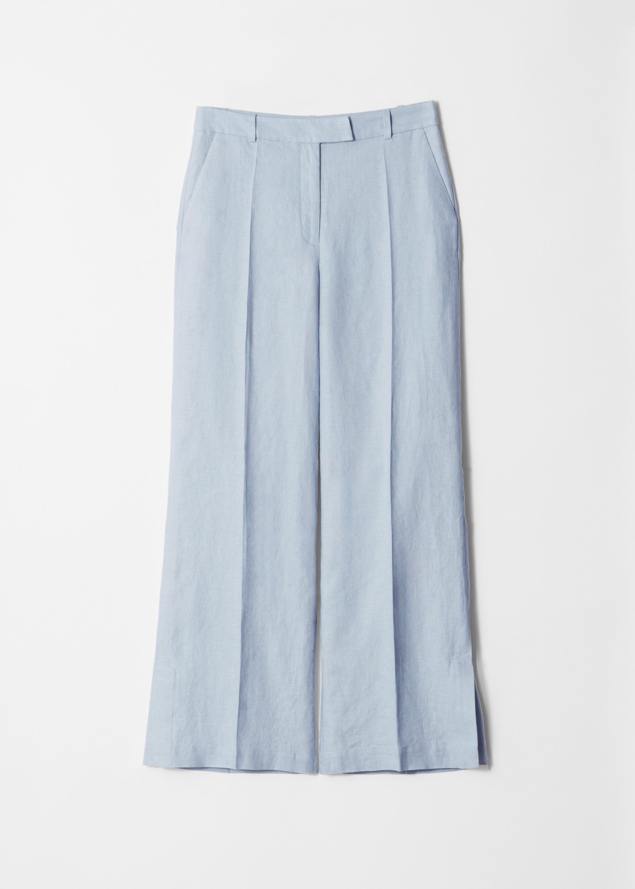 Pantalon Es Carly En Lin - Bleu