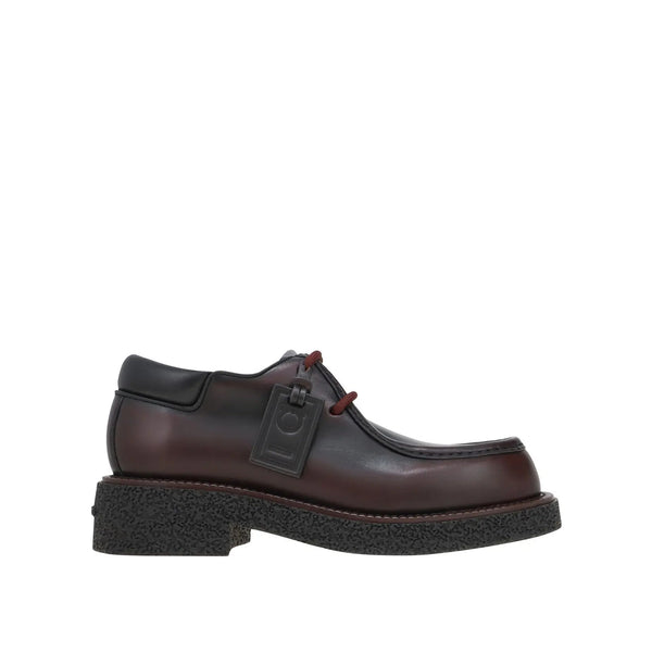 Chaussures Salvatore Ferragamo Lace Up - Bordeaux - Homme