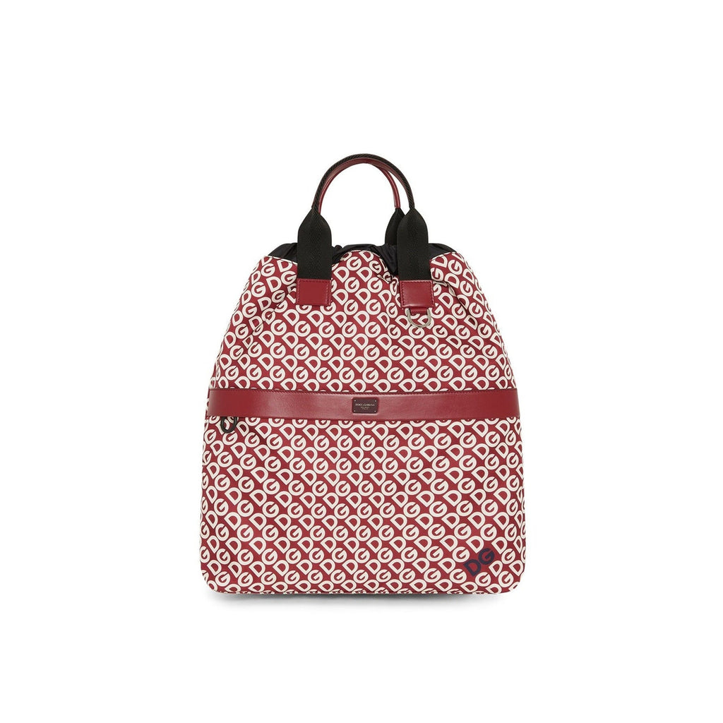 Dolce & Gabbana Logo Backpack - Bordeaux - Homme