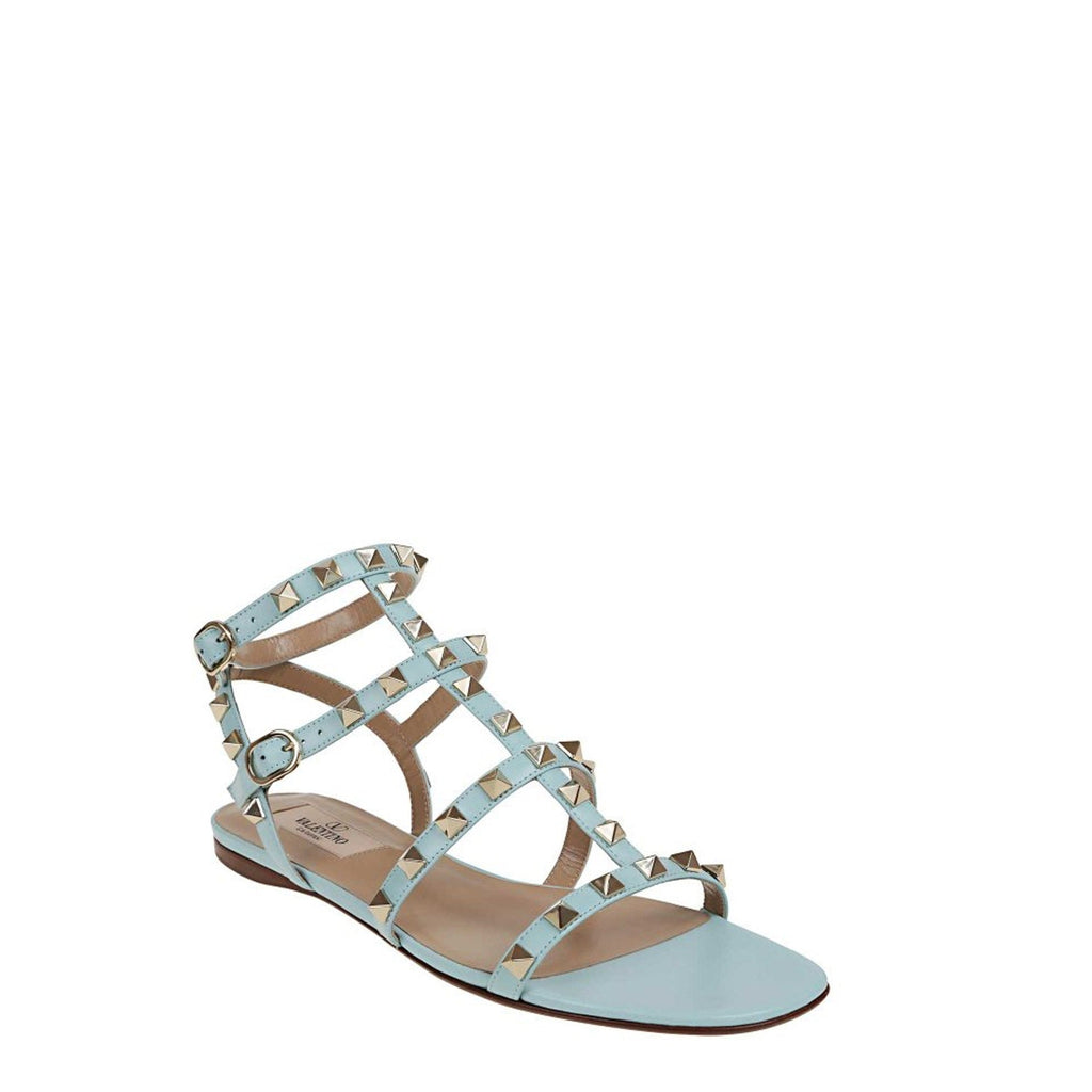 Sandales Valentino Garavani Rockstud T05 - Blue - Femme