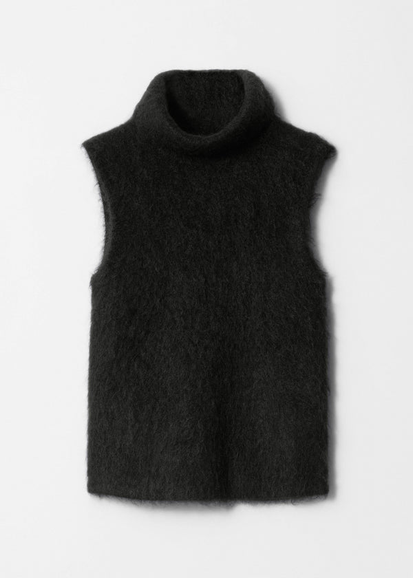 Top St Eden En Mohair Mélangé - Noir