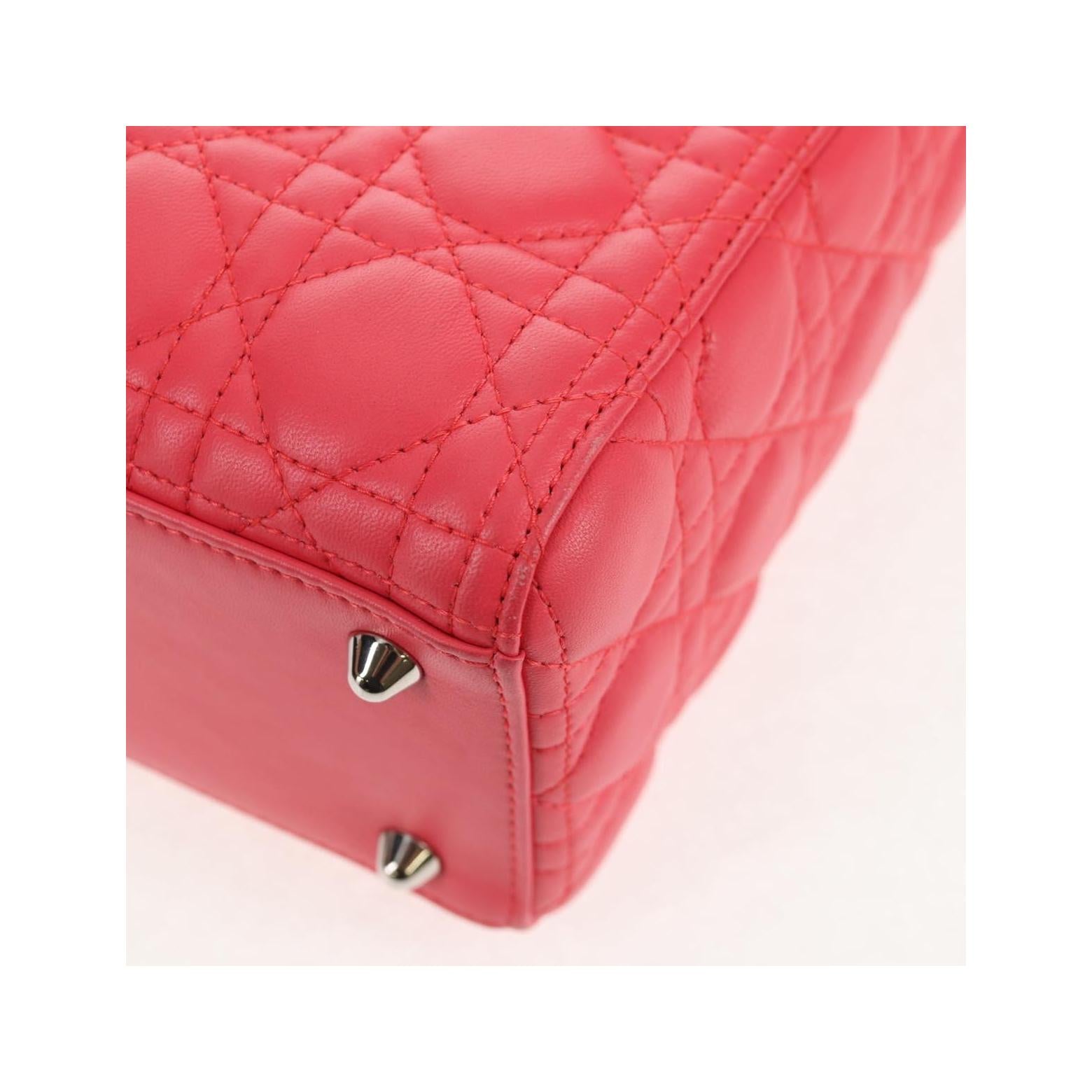 Sac À Main Lady Dior Christian Dior Rose
