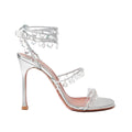 Amina Muaddi Tina 105 Sandals - Silver - Femme