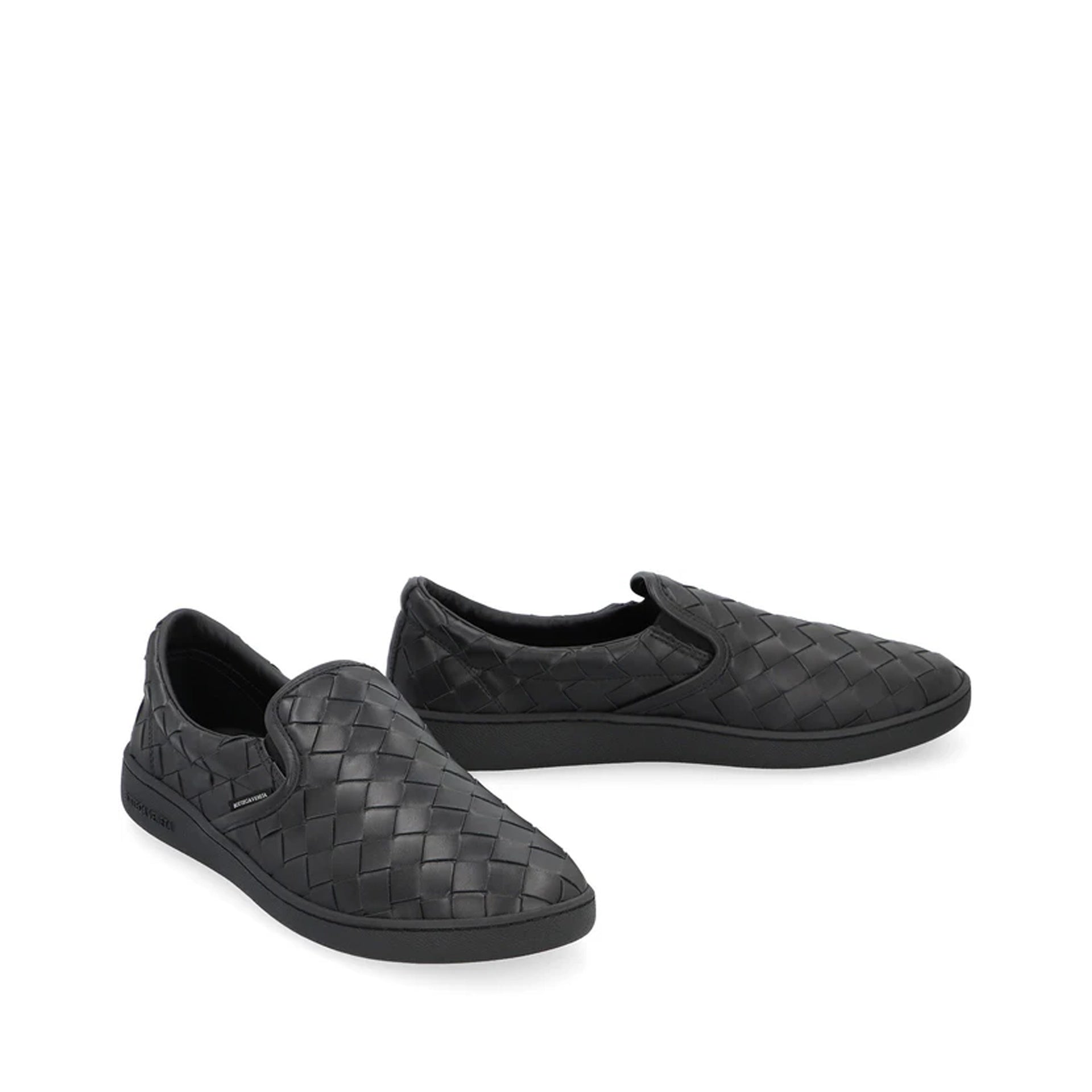 Baskets Bottega Veneta Sawyer Leather - Black - Homme