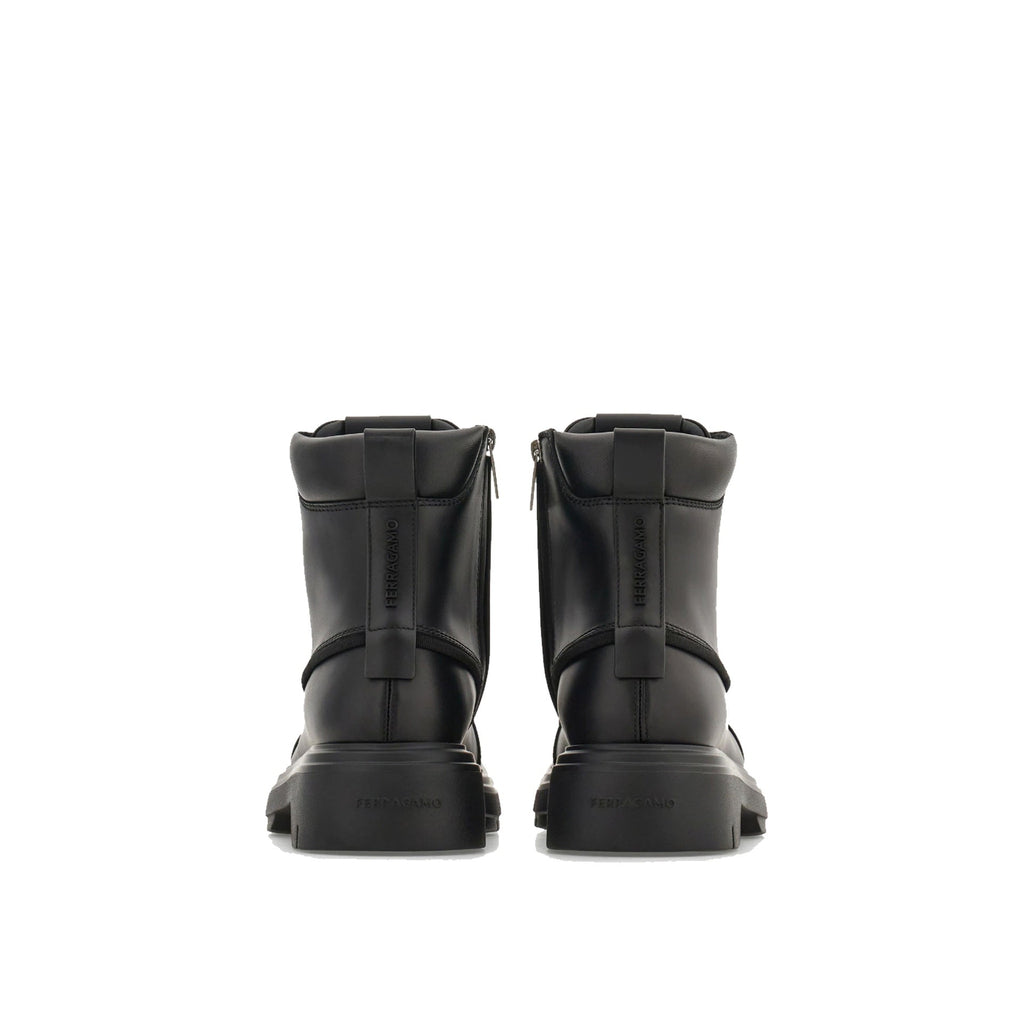 Bottes - Salvatore Ferragamo Lace-Up  - Black