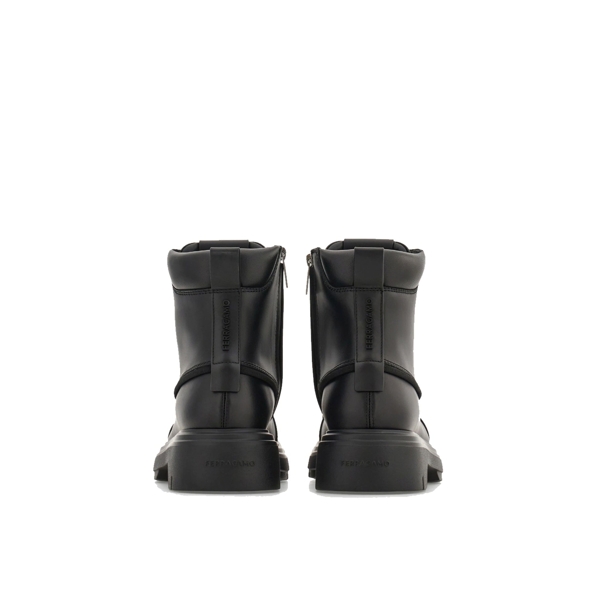 Bottes - Salvatore Ferragamo Lace-Up  - Black