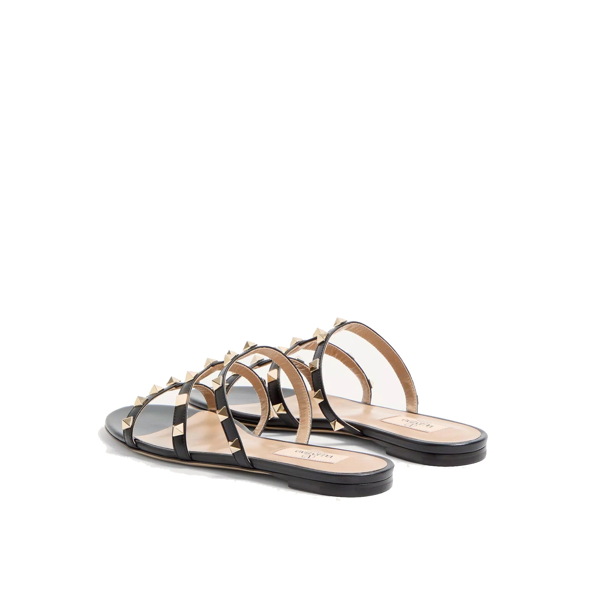Sandales - Valentino Garavani Rockstud Low Slide - Black