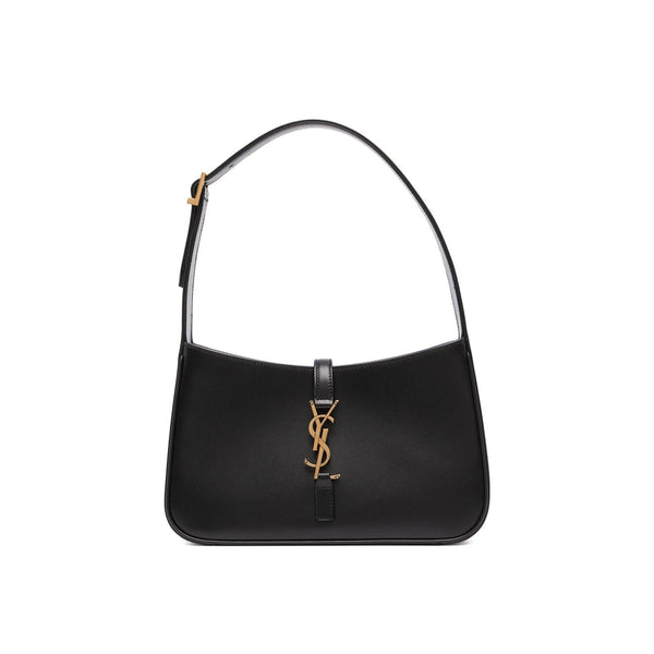Saint Laurent - Sac Le 5 À 7 Hobo Leather - Black - Femme