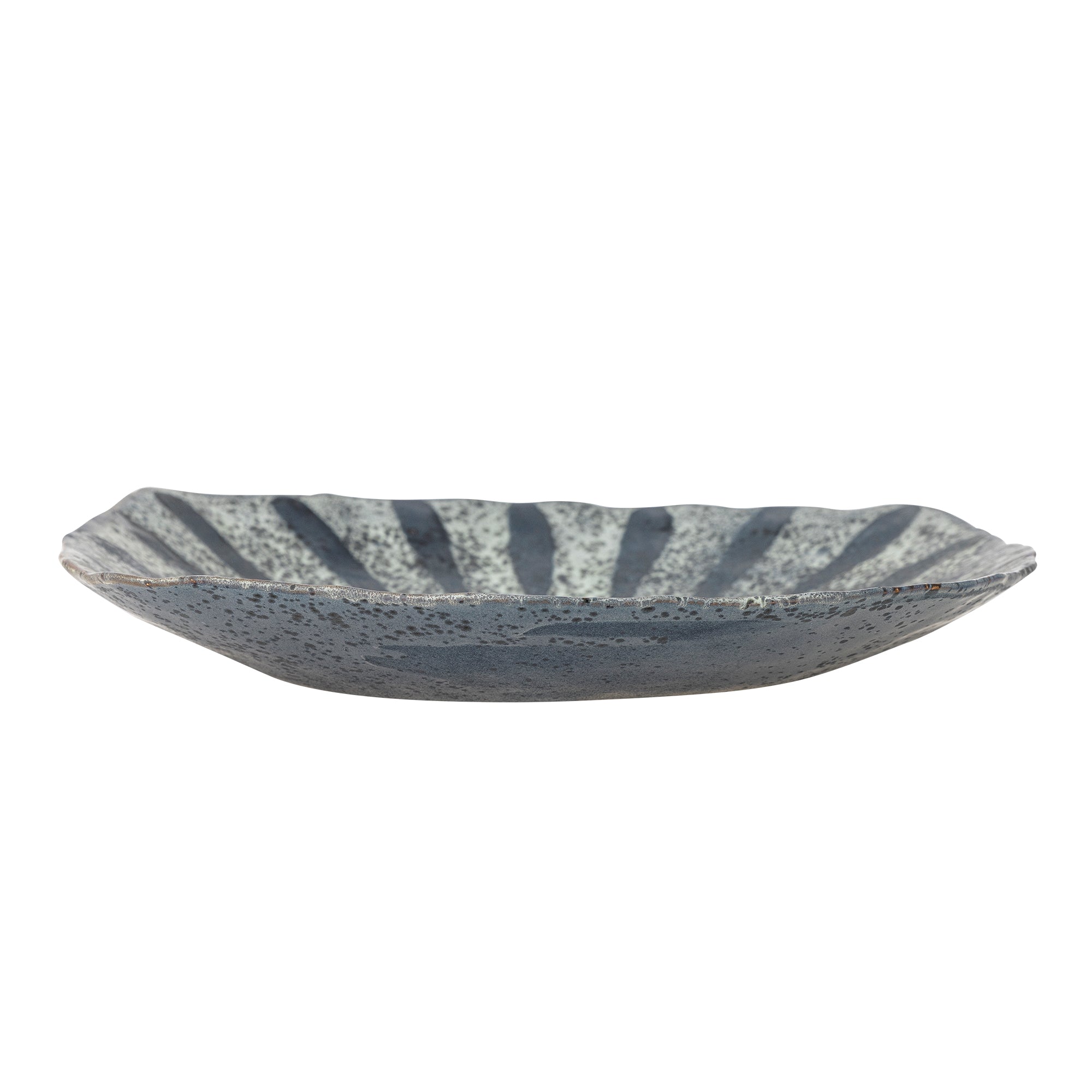 Ramie - Plat De Service - Gris - Grès