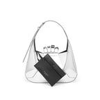 Alexander Mcqueen Jewelled Skull Hobo Bag - Silver - Femme