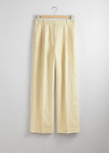 Pantalon St Zoe En Lin Jaune Pour Femme