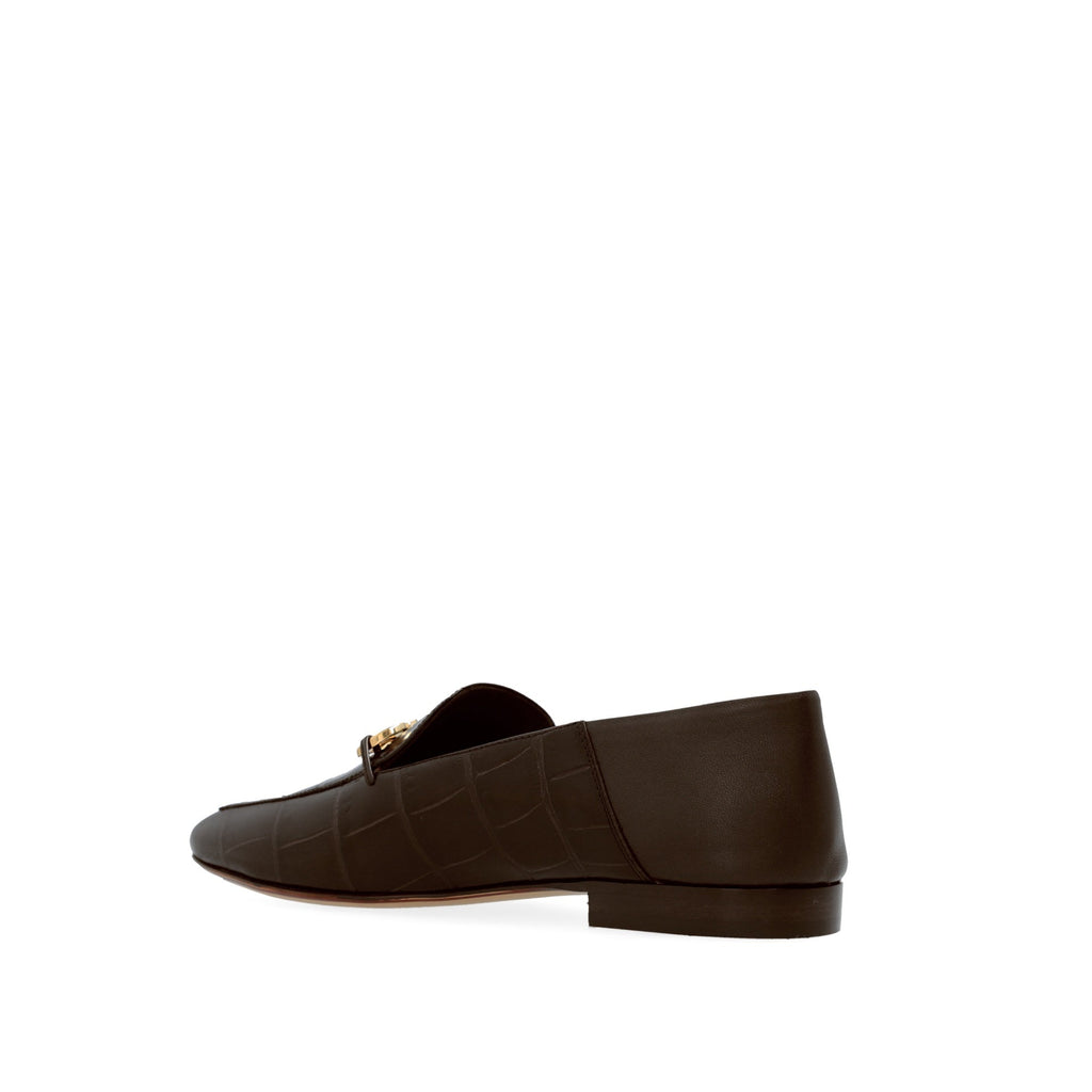 Mocassins Salvatore Ferragamo Louis Leather - Brown - Femme