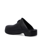 Mules - Salvatore Ferragamo Nope Leather  - Black