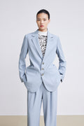 Lily - Blazer - Bleu Ciel Violacé