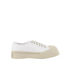 Baskets Marni Leather - White - Femme