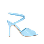 Sandales Manolo Blahnik Hourani 105 - Blue - Femme