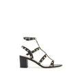 Sandales Valentino Garavani Rockstud 60 Leather - Black - Femme