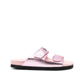 Sandales Palm Angels Leather Logo - Pink - Femme