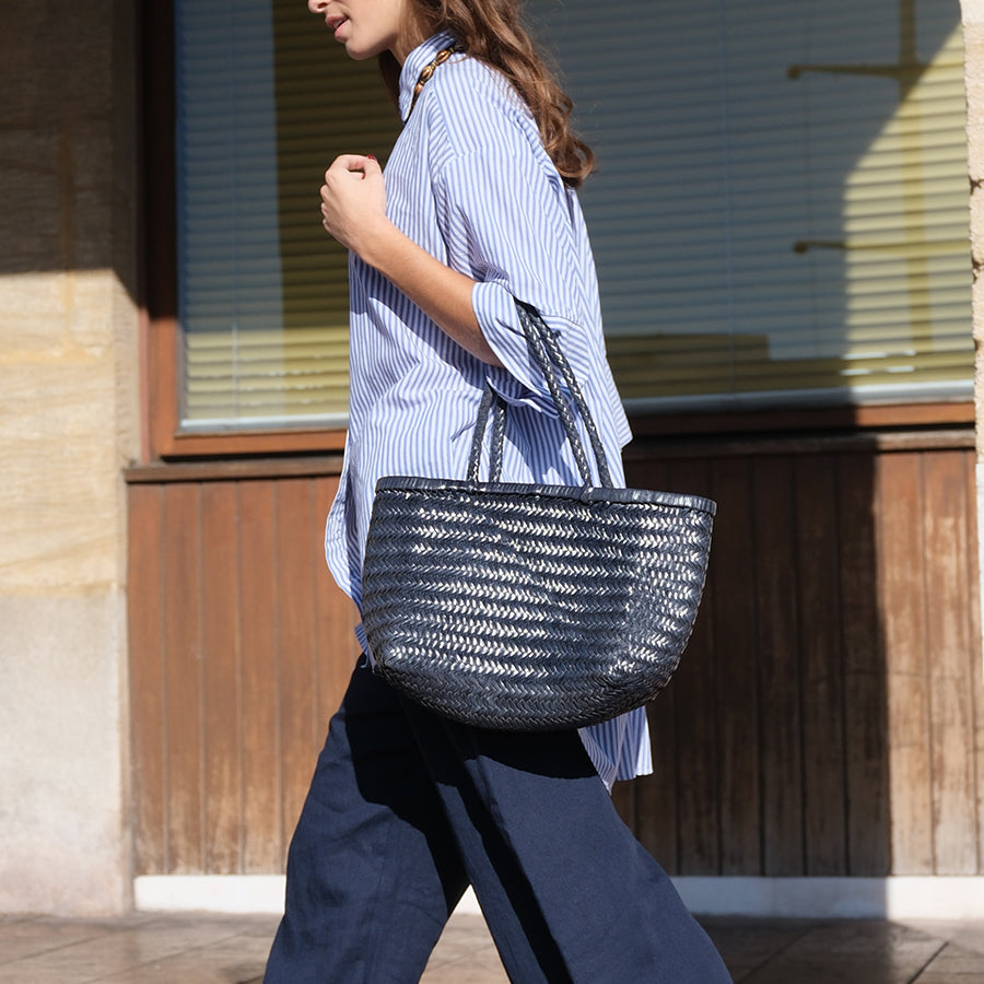 Sac À Main Delhi Medium - Navy