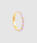 Cabirol - Bague Aimée Laiton Rose Poudré - Femme