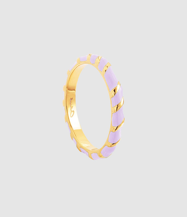 Cabirol - Bague Aimée Laiton Rose Poudré - Femme