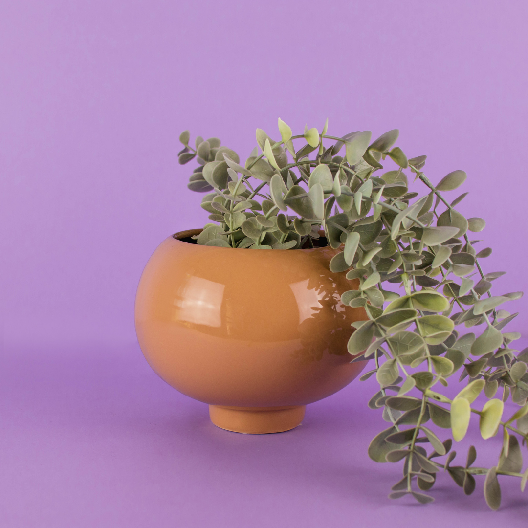Cache pot en céramique beige rosé - INSIDE Box - Shop - Conseil