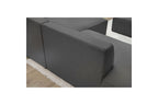 Canapé d'angle fixe MEGEVE tissu lisse - Angle droit - BOBOCHIC - The Bradery