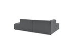 Canapé d'angle fixe MEGEVE tissu lisse - Angle gauche - BOBOCHIC - The Bradery