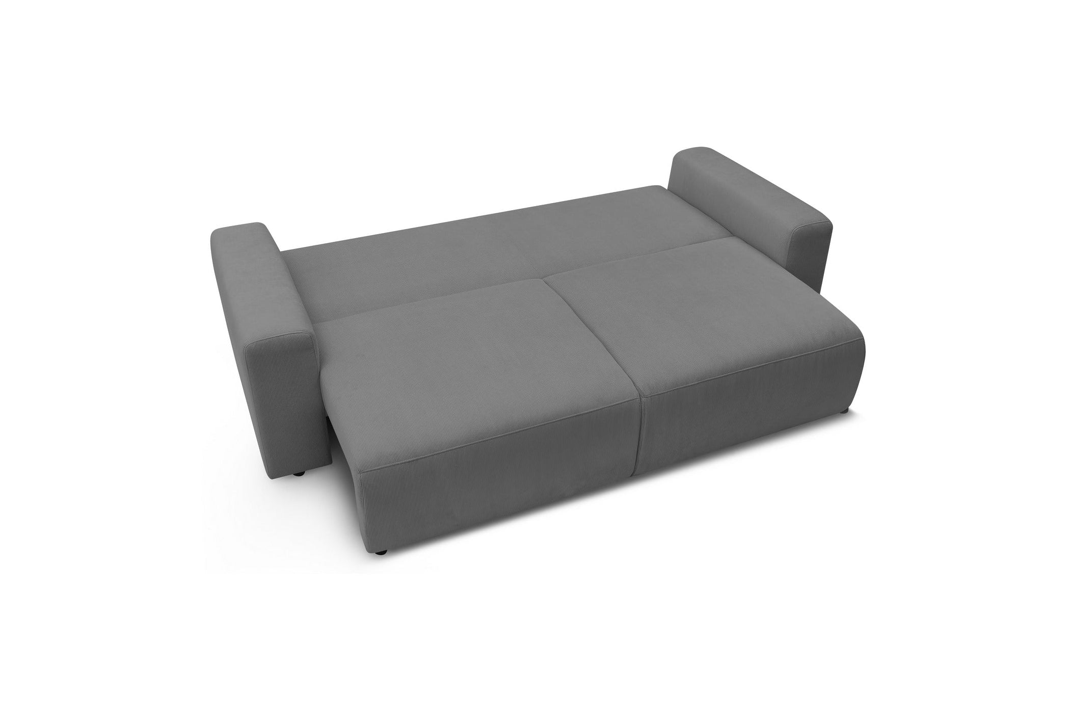 Canapé droit convertible coffre ENVY velours côtelé - BOBOCHIC - The Bradery