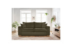 Augustin - Canapé Droit Convertible Ouverture Express - Velours Côtelé - 140X200