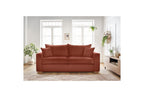Augustin - Canapé Droit Convertible Ouverture Express - Velours Côtelé - 140X200