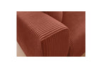 Augustin - Canapé Droit Convertible Ouverture Express - Velours Côtelé - 140X200