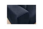 Augustin - Canapé Droit Convertible Ouverture Express - Velours Côtelé - 140X200