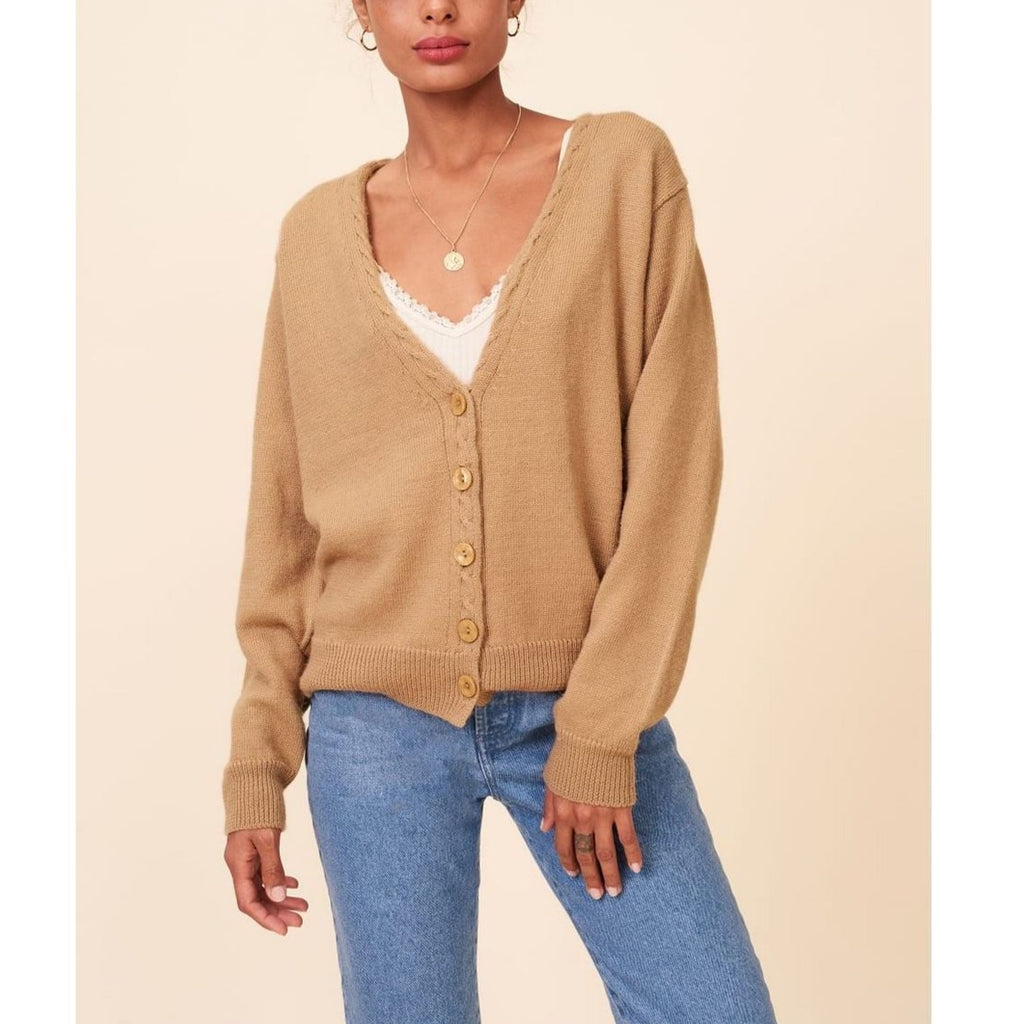 Cardigan Anette - Camel Pulls Rouje
