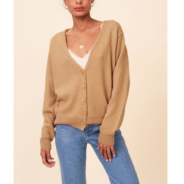 Cardigan Anette - Camel Pulls Rouje