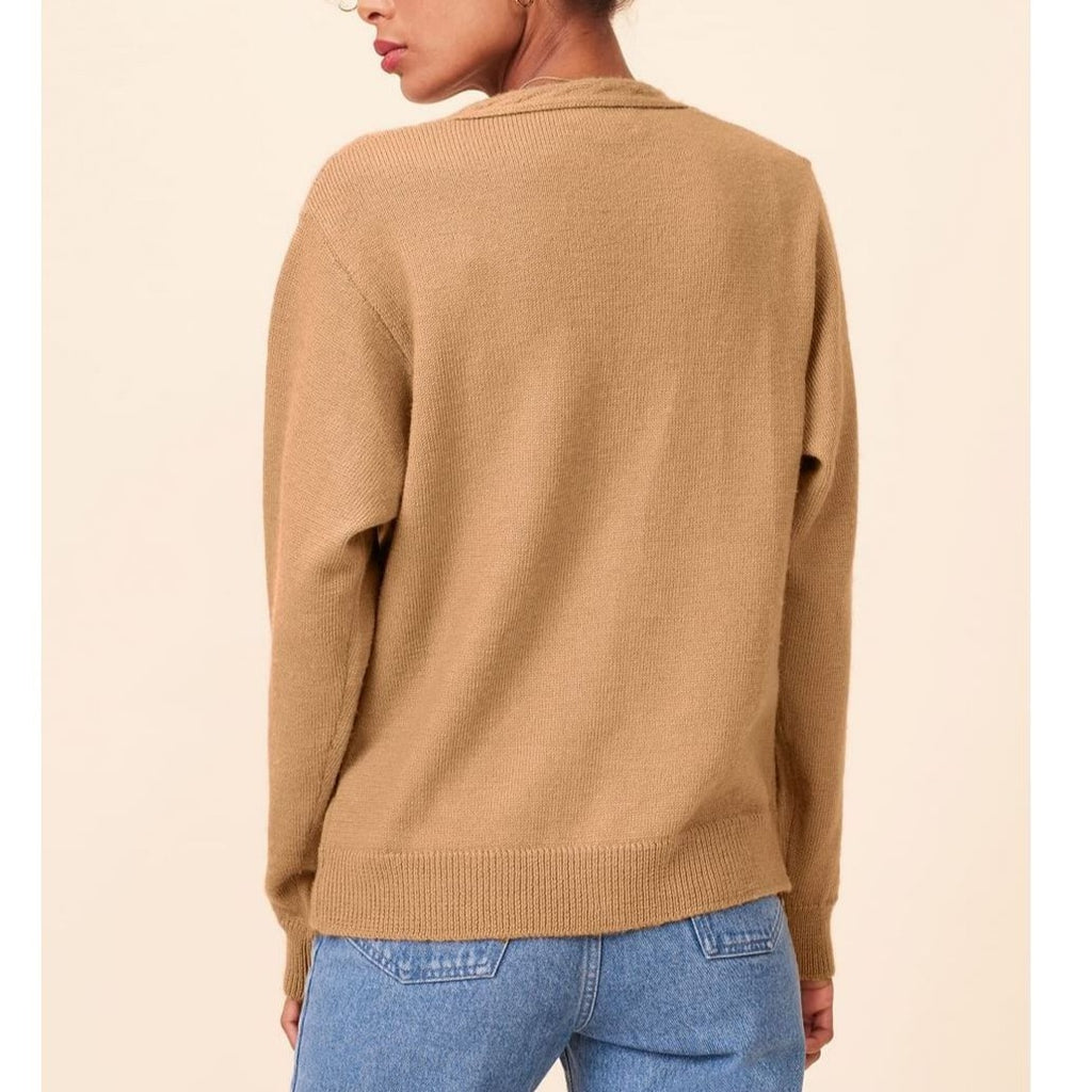 Cardigan Anette - Camel Pulls Rouje