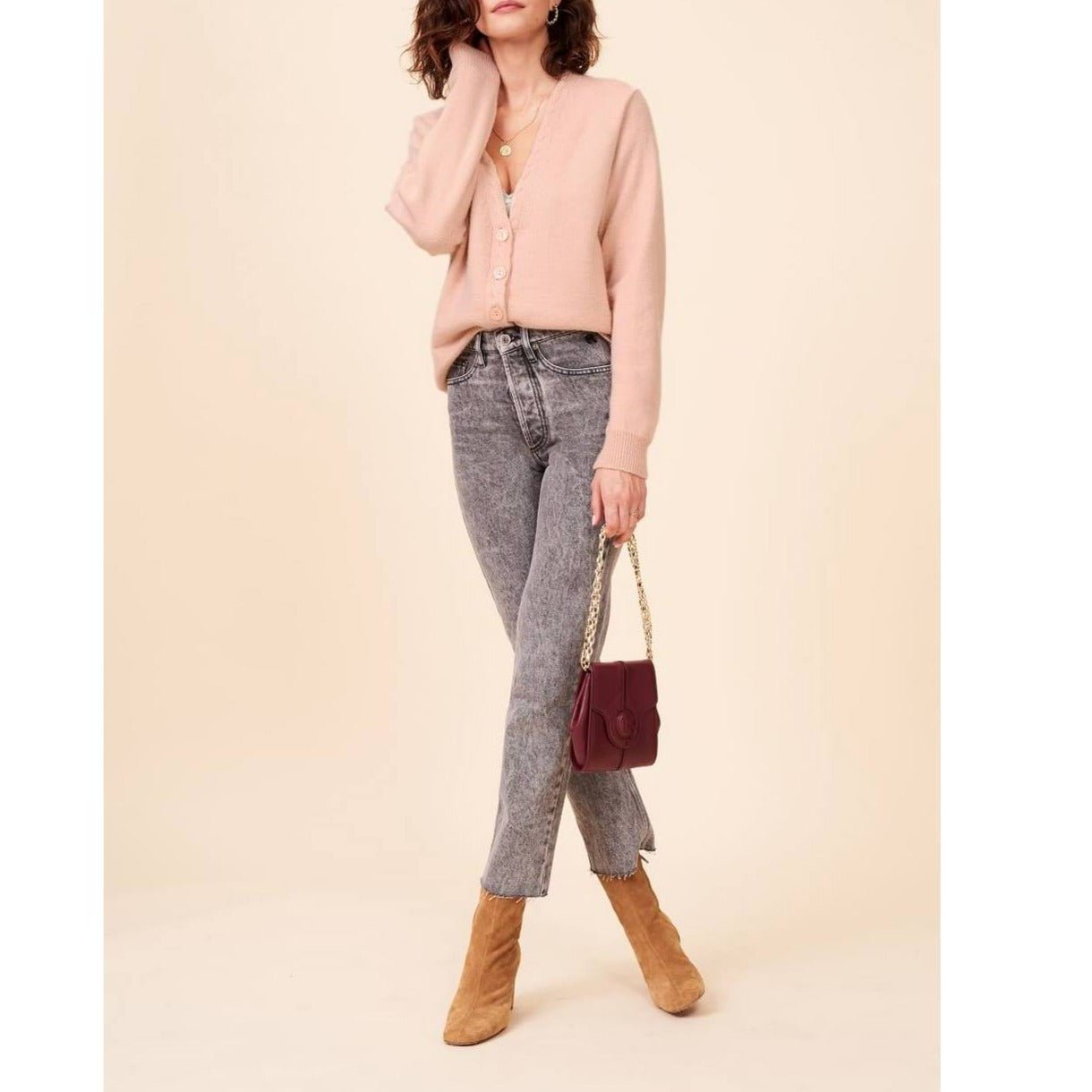 Cardigan Anette - Rose - Rouje* - The Bradery
