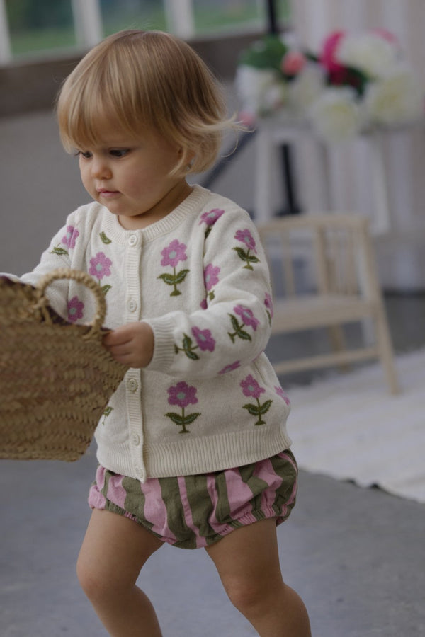 Cardigan Carla Tricot Jacquard - Bébé Fille