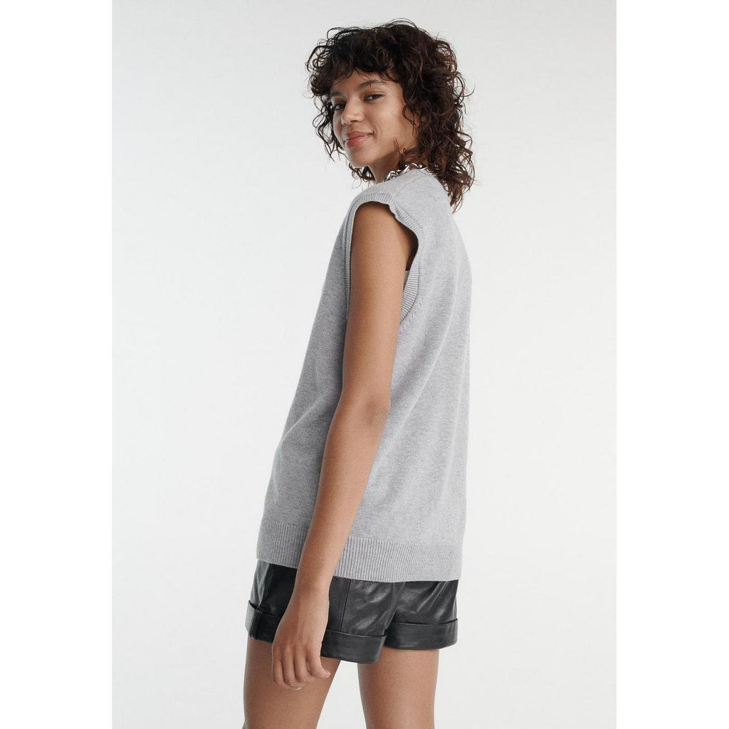 Cardigan Laine Gris Boutons-Bijoux - Femme - The Kooples - The Bradery