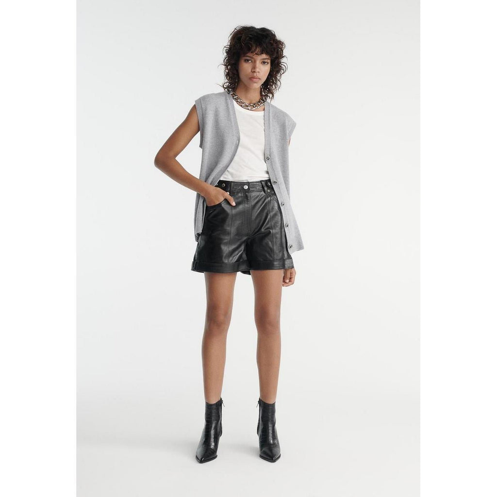 Cardigan Laine Gris Boutons-Bijoux - Femme - The Kooples - The Bradery