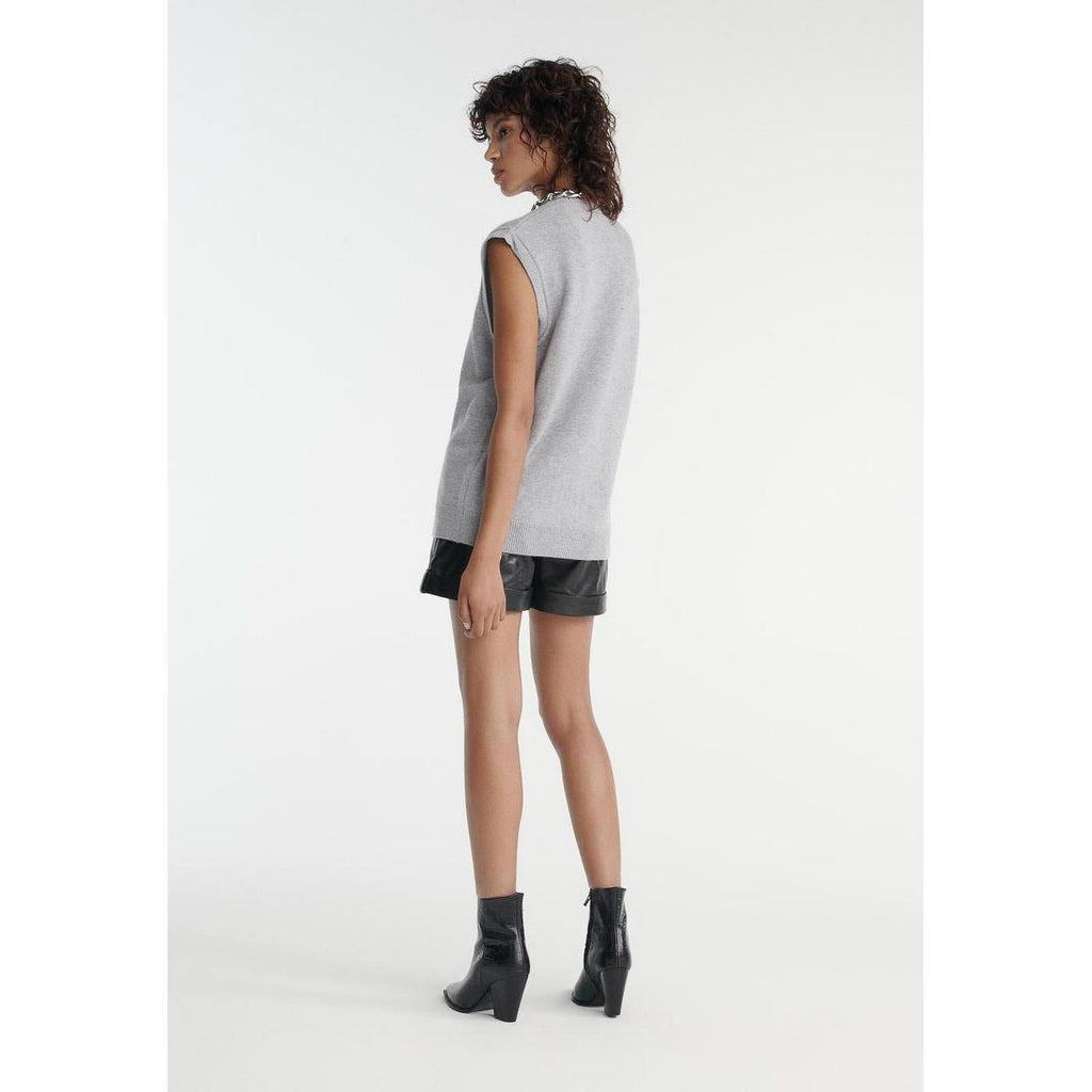 Cardigan Laine Gris Boutons-Bijoux - Femme - The Kooples - The Bradery