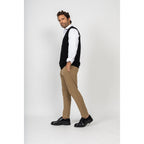 Cardigan Sans Manches Arthur Noir, Jersey, 100% Cachemire, 2 Fils - Homme - Perfect Cashmere - The Bradery