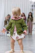 Cardigan Victoire Tricot Olive - Bébé Fille