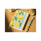 Carnet À Peindre - Notebook Peinture Au Numéro - Petit Pinceau - Citrons