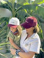 Casquette Velours Enfant - Colette - A La Folie - Ecru / Bordeaux