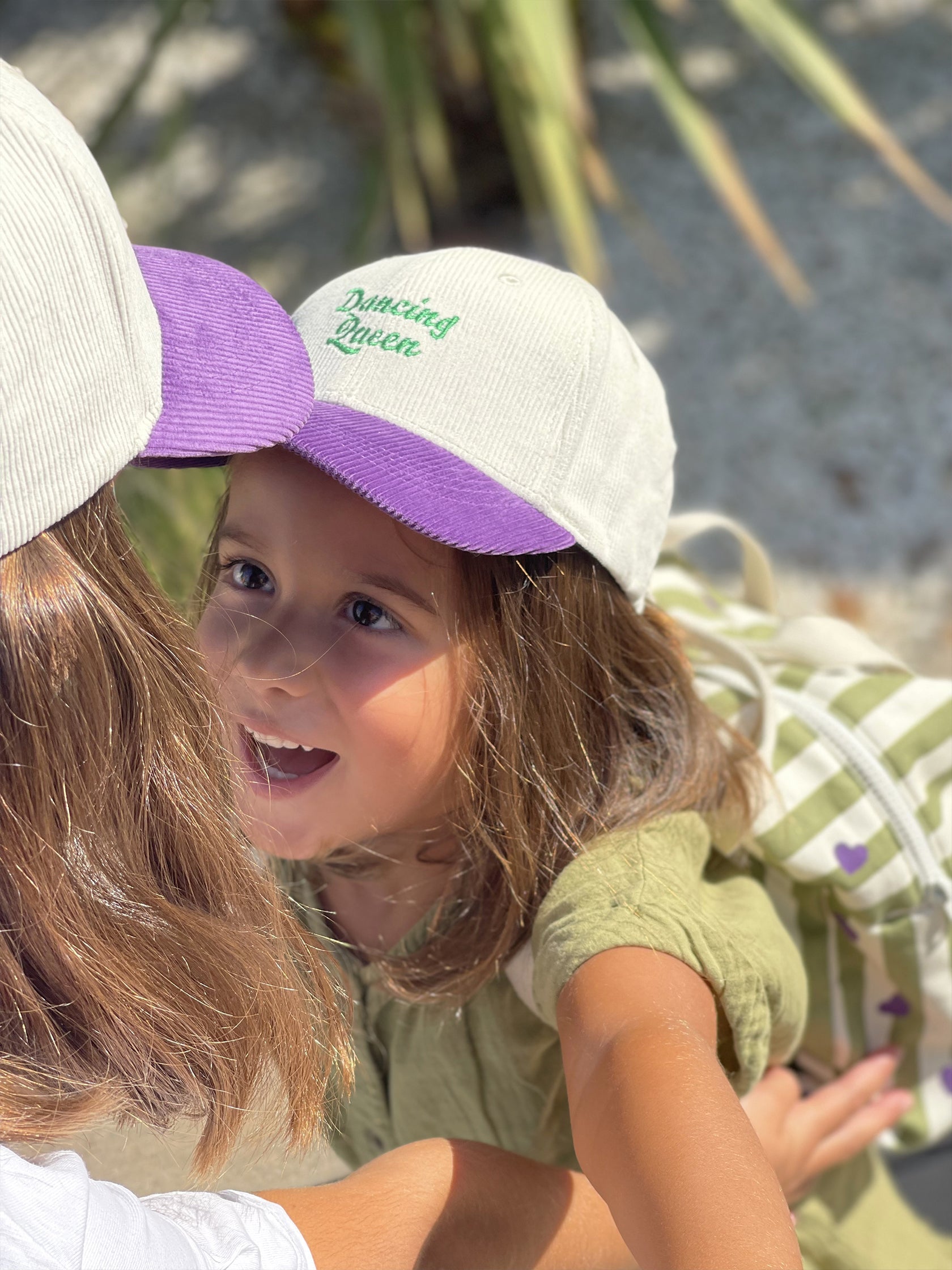 Casquette Velours Enfant - Colette - Dancing Queen - Kaki