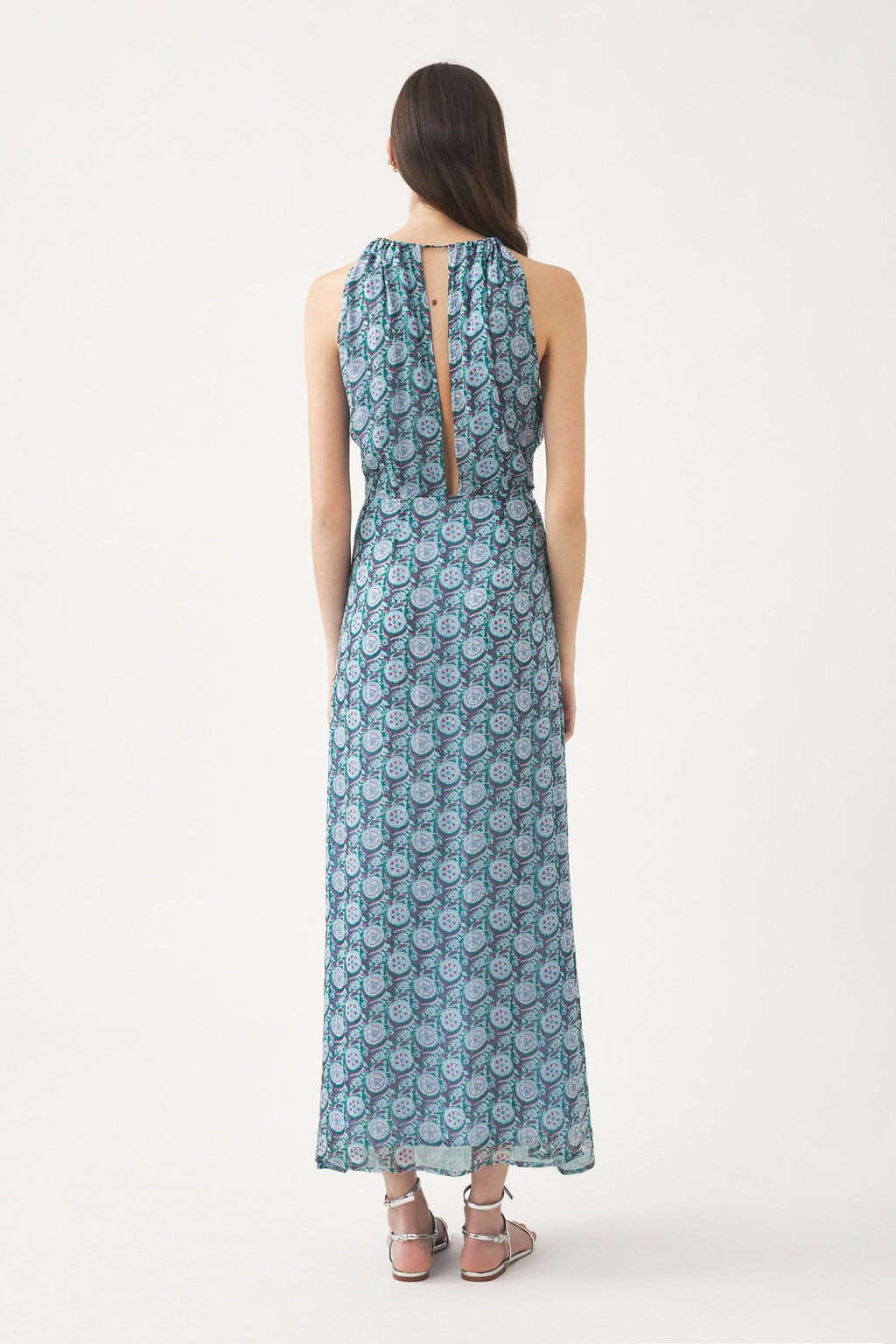 Robe Longue Cassy - Bleu