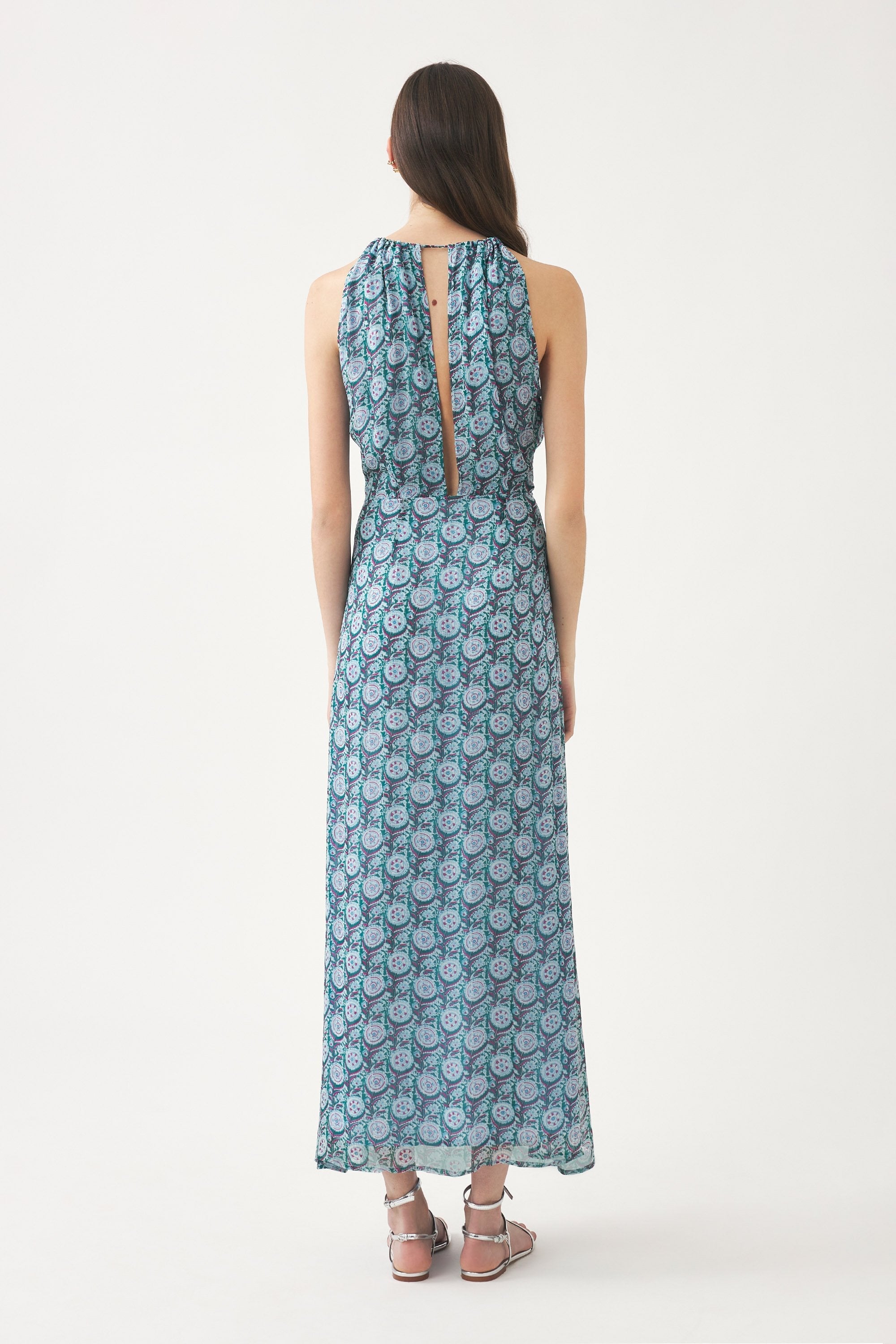 Robe Longue Cassy - Bleu