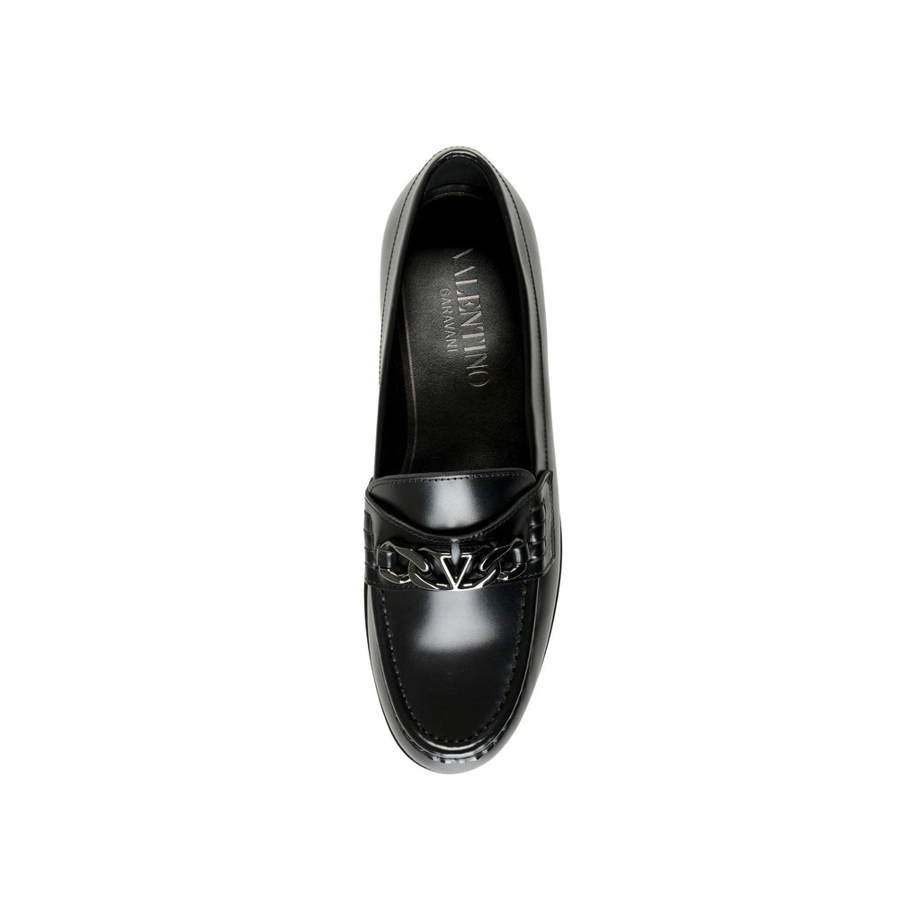 Mocassins Valentino Garavani Leather - Black - Homme