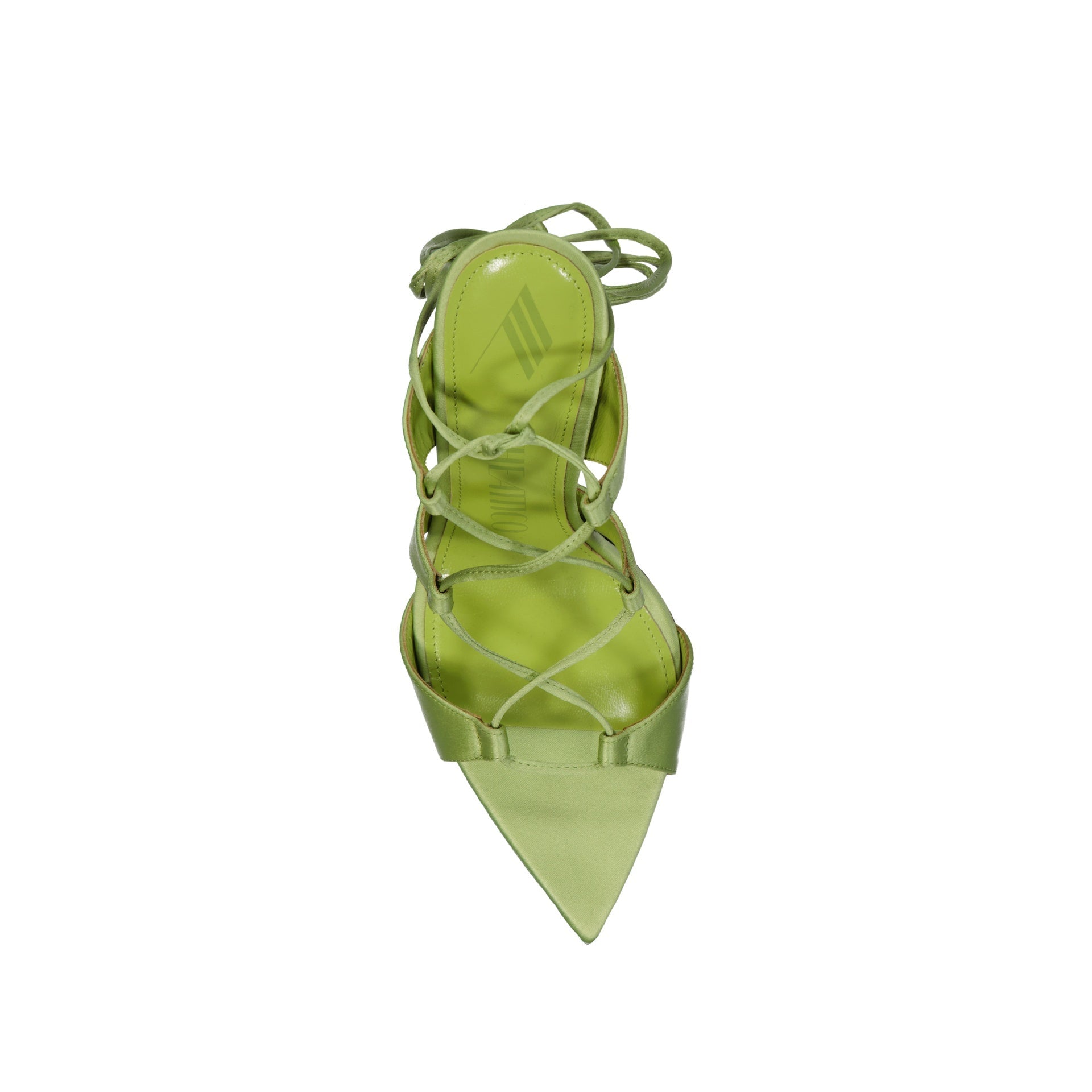 Sandales - The Attico Reneè Satin - Green